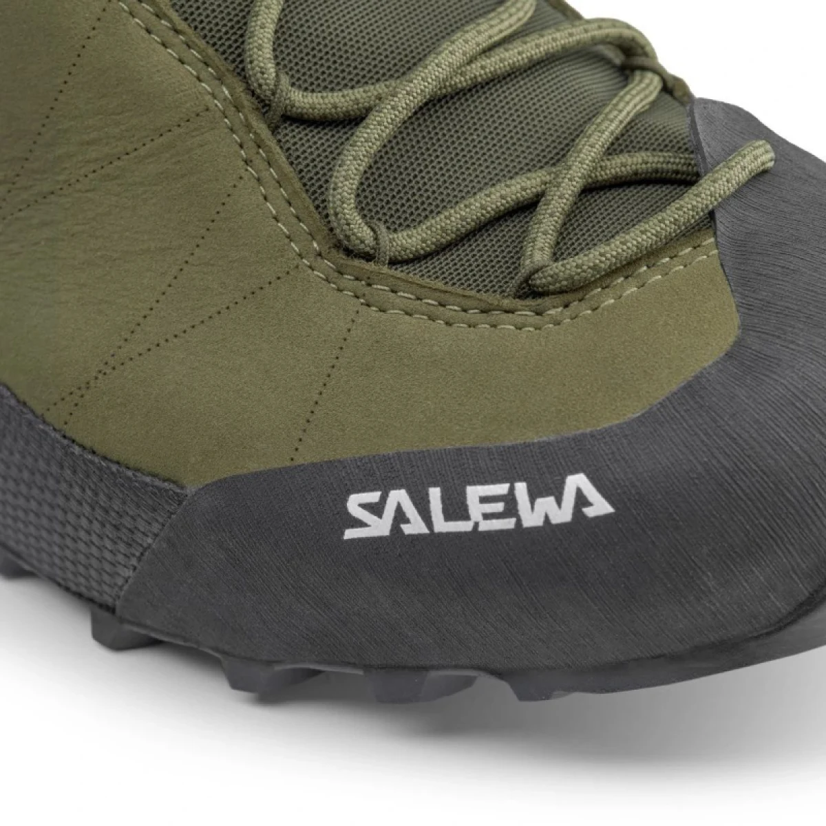Pánská nízká turistická celokožená obuv SALEWA Wildfire Leather 2 GTX M faded green black · záber 4