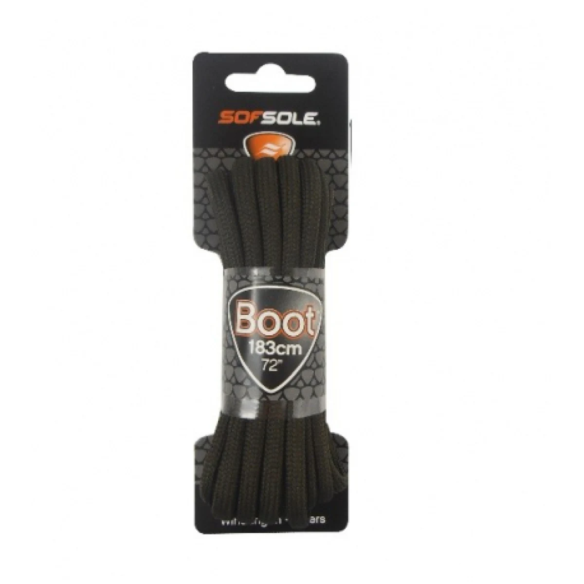 Šnúrky do topánok SOFSOLE BLACK WAXED III · záber 1