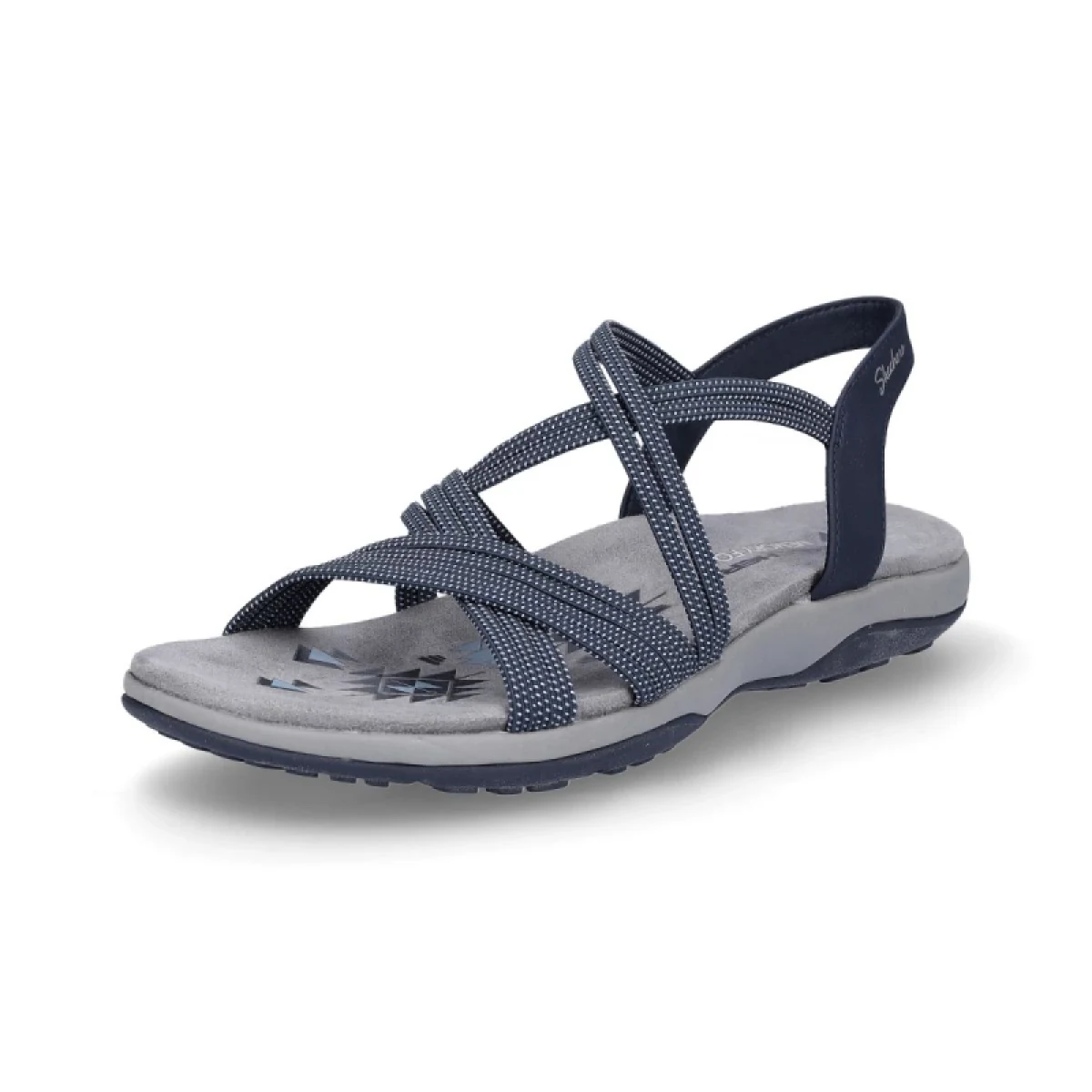 Dámské sandály SKECHERS Reggae Slim Turn It Up W navy · záber 3