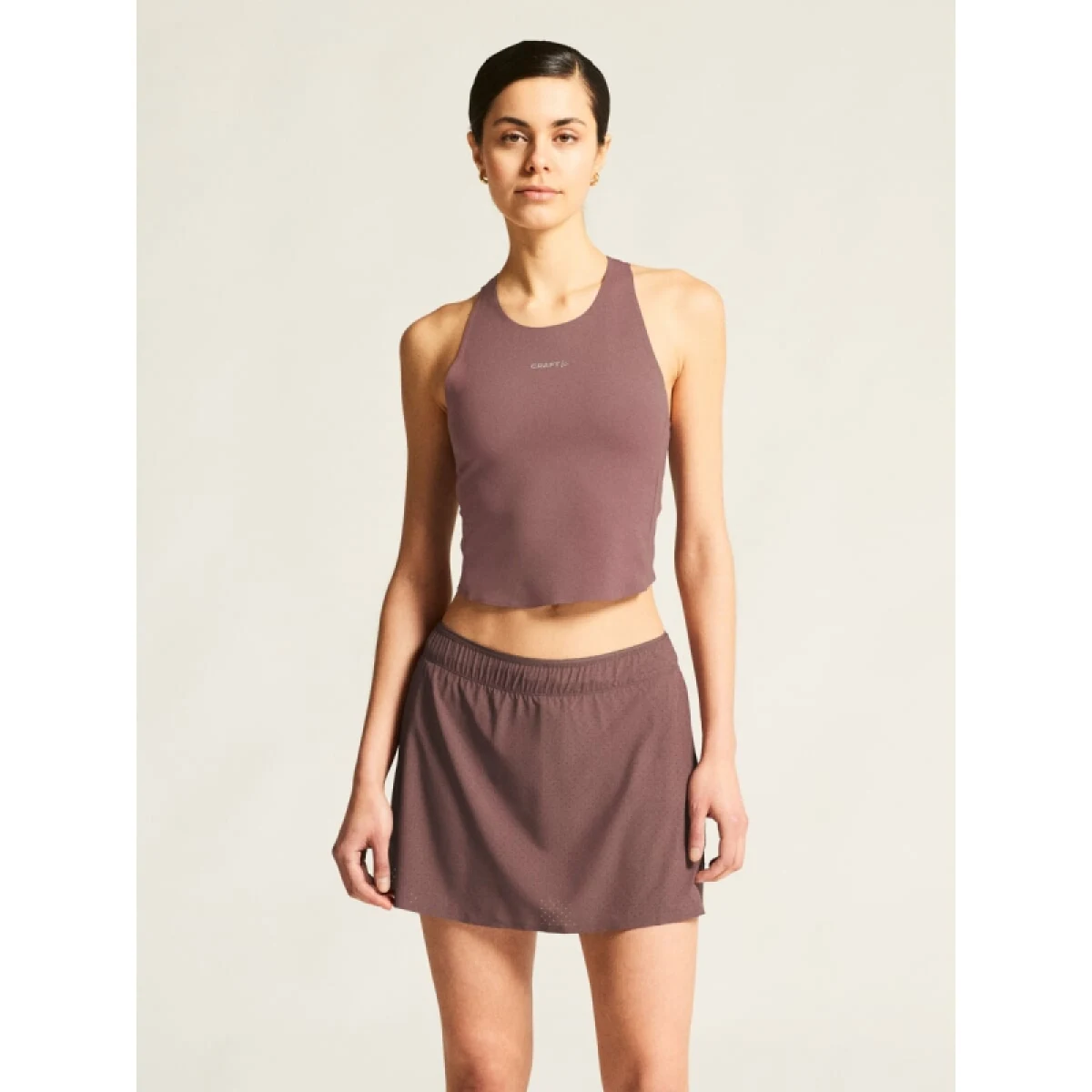 Dámske bežecké tielko CRAFT HYPERVENT CROPPED POCKET SINGLET W · záber 2