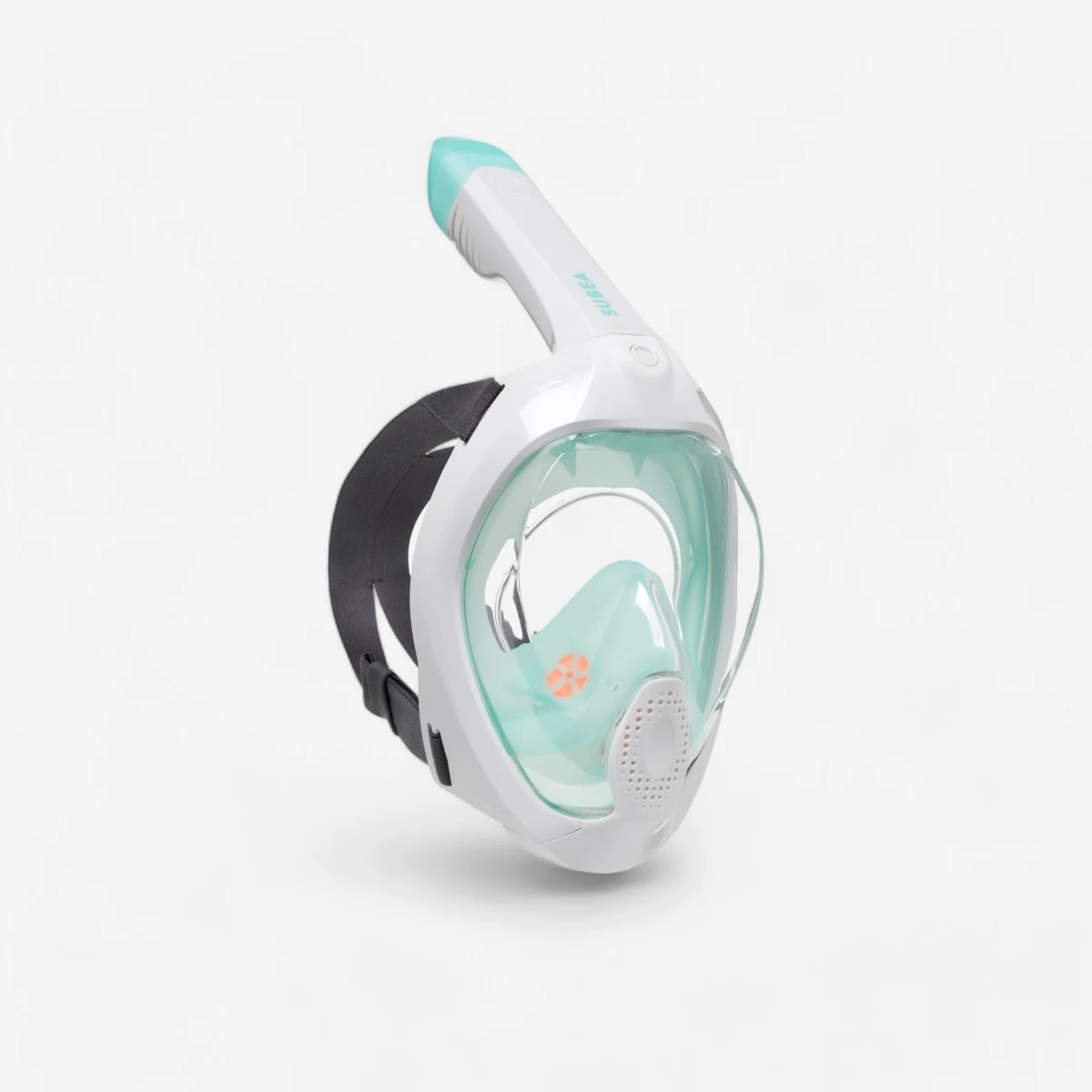DECATHLON Šnorchlovacia maska Easybreath+ s ventilom tyrkysová M-L · záber 1