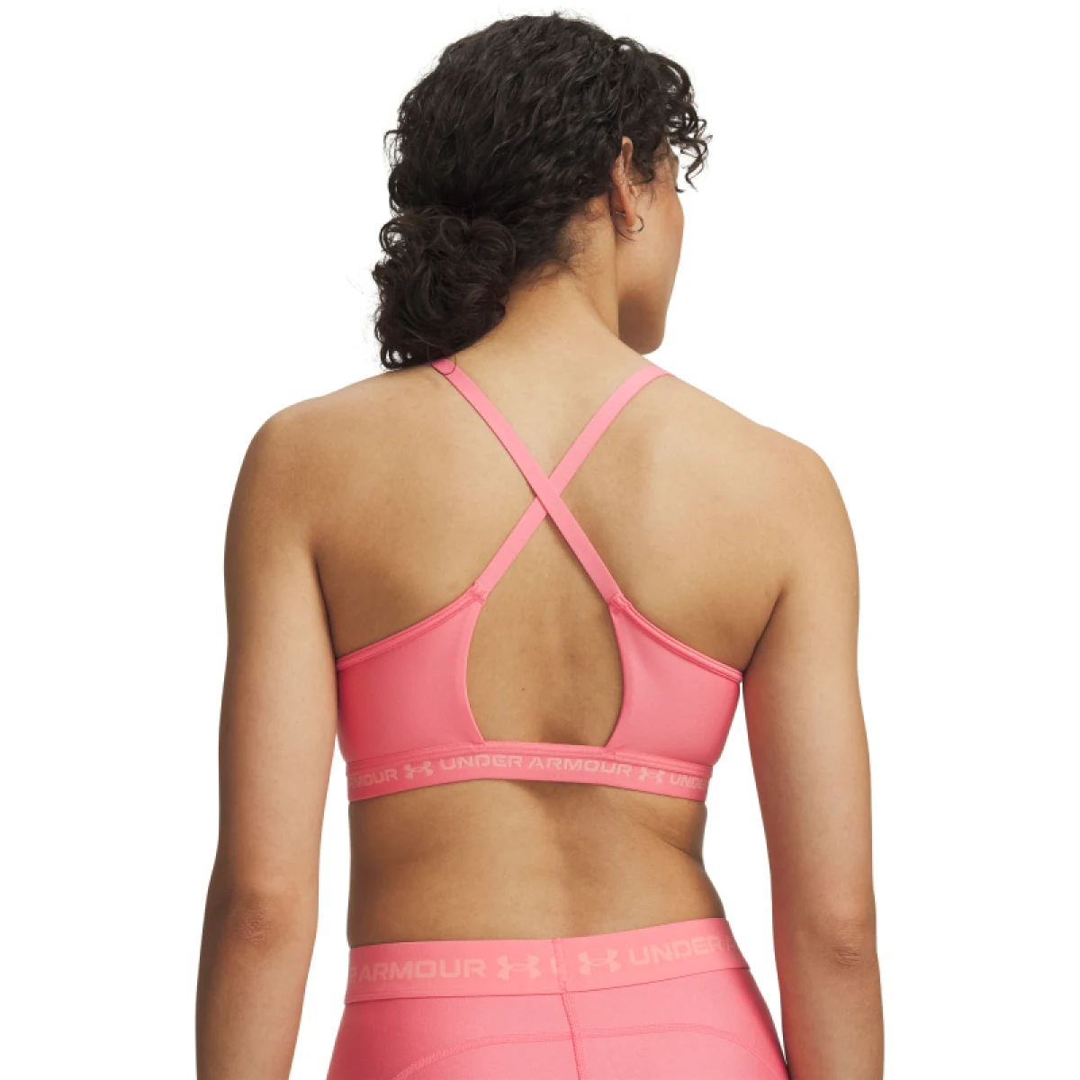 Dámska tréningová športová podprsenka UNDER ARMOUR UA Crossback Low Bra-MRN - Pohlavie: Zeny · záber 4