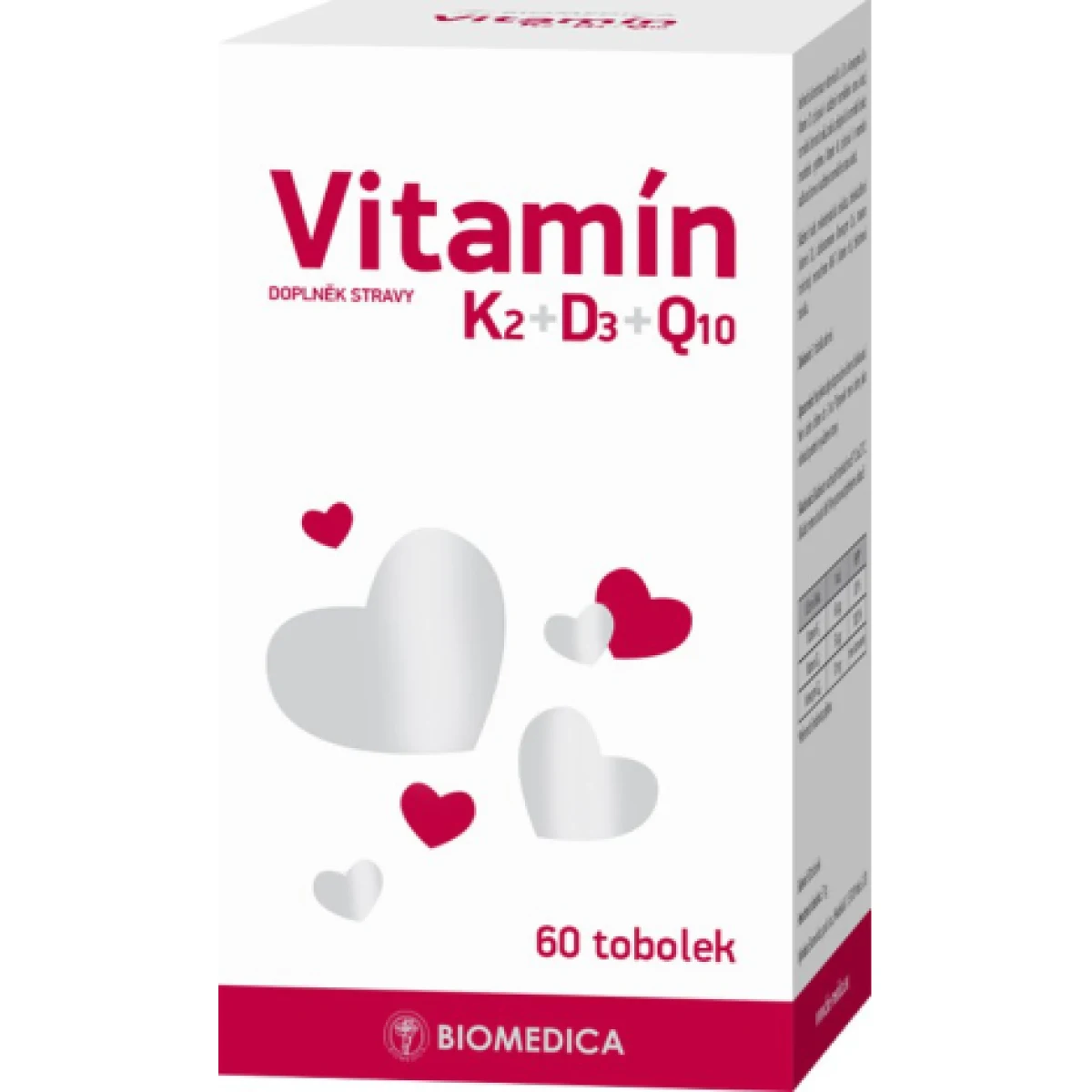 Biomedica Vitamín K2+D3+Q10 60 cps · záber 1