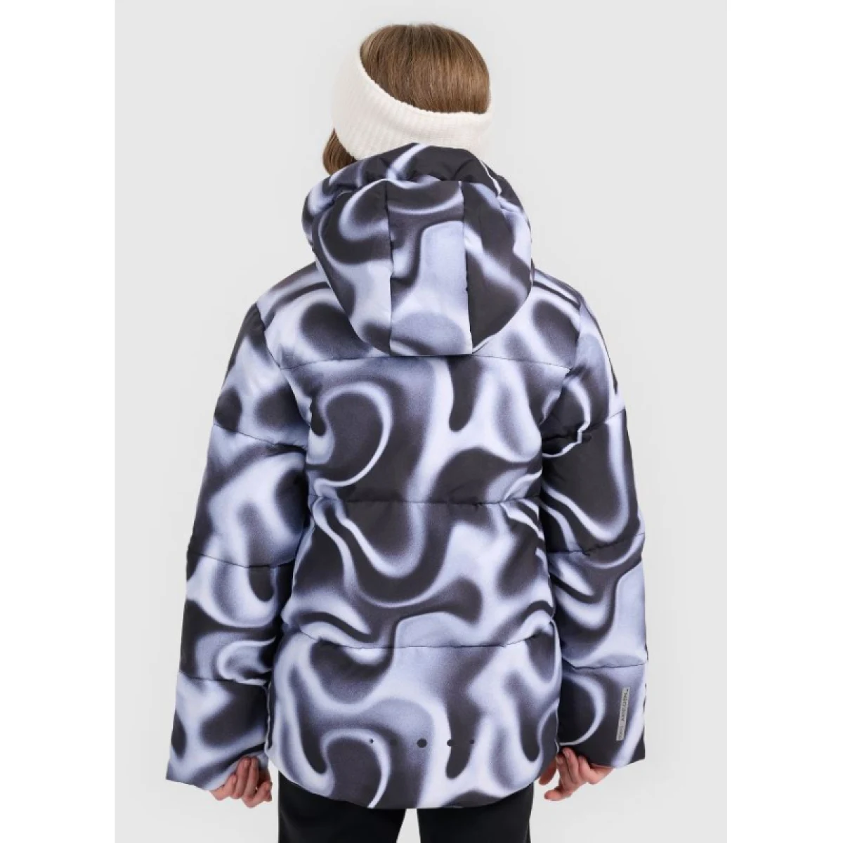 Dievčenská lyžiarska bunda 4F JUNIOR TECHNICAL JACKET F0826-4FJWAW25TTJAF0826-91A-MULTICOLOUR 1 ALLOVER · záber 3