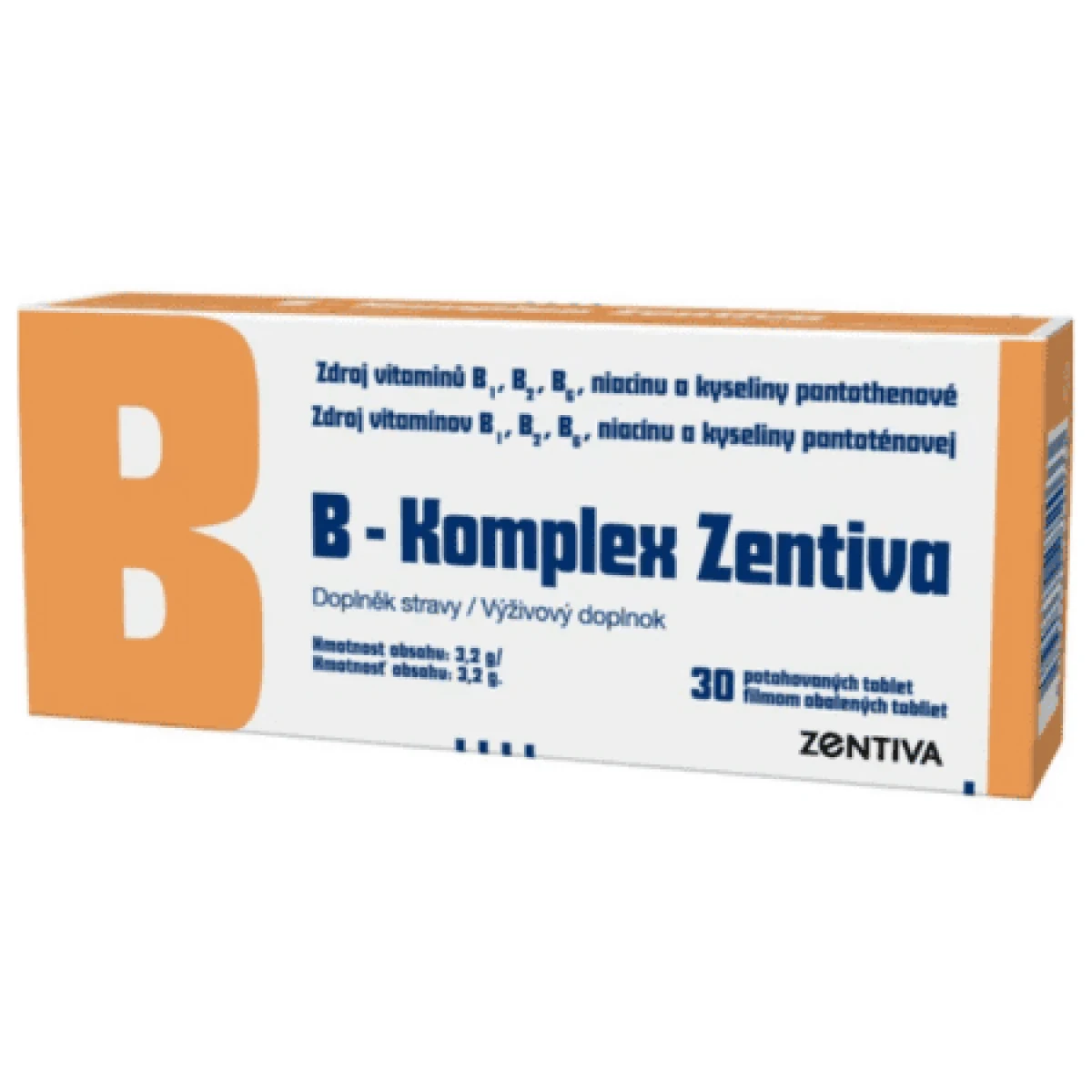 ZENTIVA B-komplex 30 tabliet · záber 1