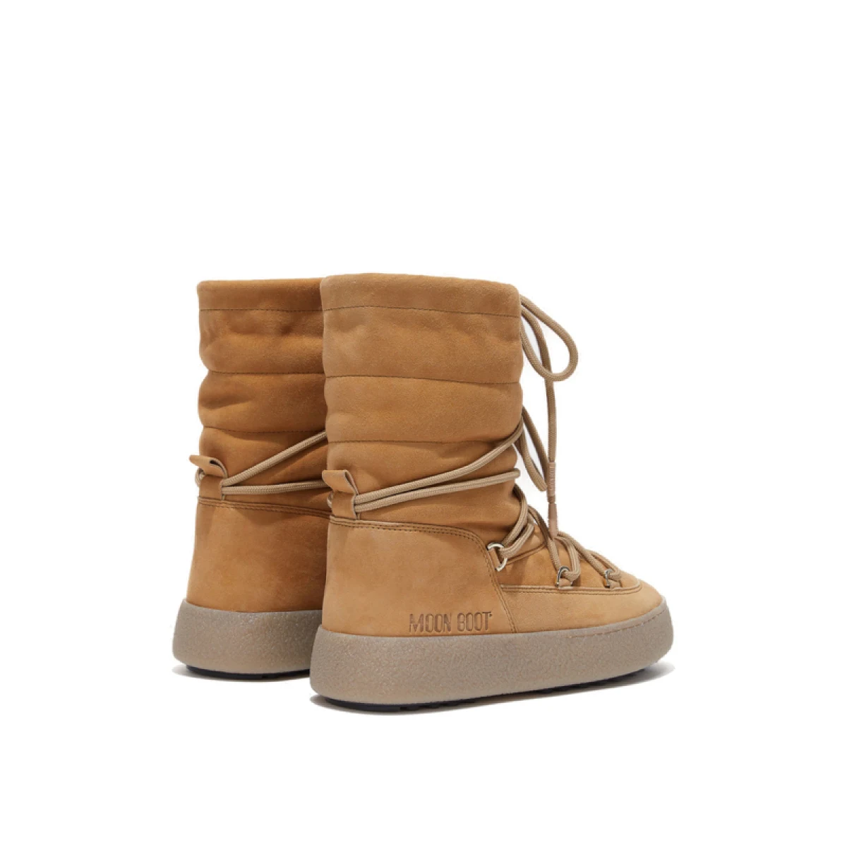 Dámske členkové zimné topánky MOON BOOT LTRACK SUEDE, 001 biscotto · záber 3