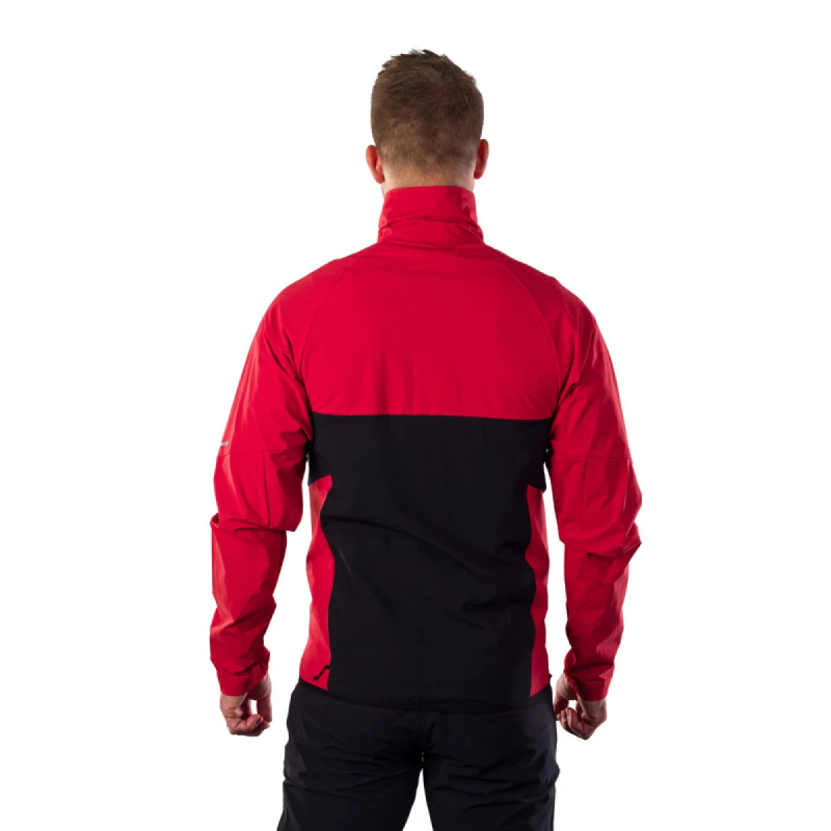 Pánska turistická bunda NORTHFINDER ARSENIO-361redblack · záber 4