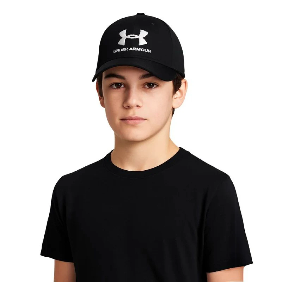 Chlapčenská šiltovka UNDER ARMOUR ESSENTIAL LOW LOCKUP ADJ-BLK · záber 3