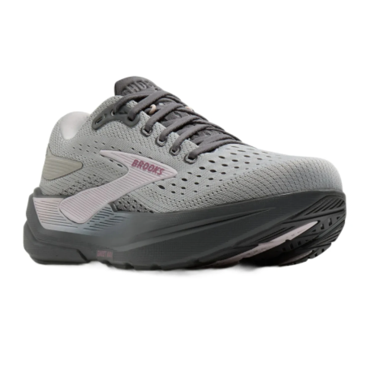 Dámska bežecká obuv BROOKS Ghost Max 3 W harbor mist poppy seed pink · záber 1