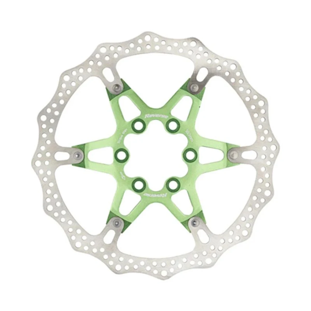 Reverse Brzdový kotouč 160 mm, 6 děr, Alloy/Steel, Light Green · záber 1