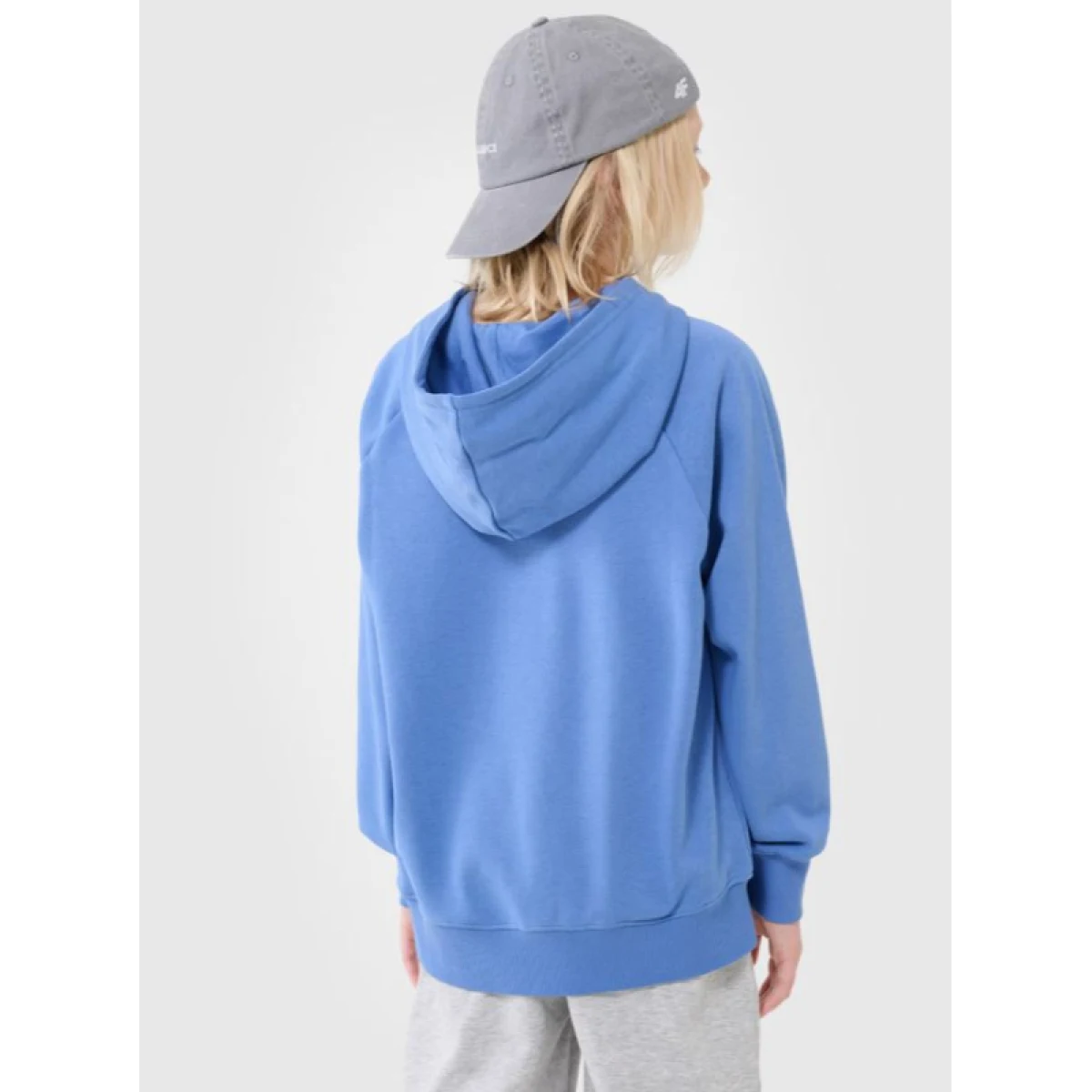 Chlapecká mikina s kapucí 4F JUNIOR SWEATSHIRT M1712-34S-LIGHT BLUE · záber 4