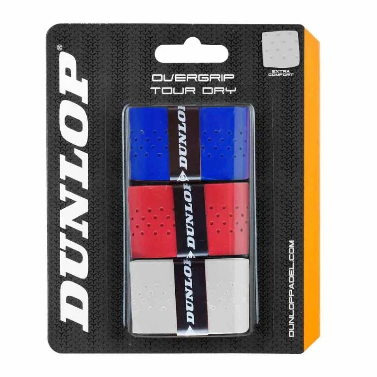DUNLOP Padel omotávky DRY TOUR OverGrip mix · záber 1