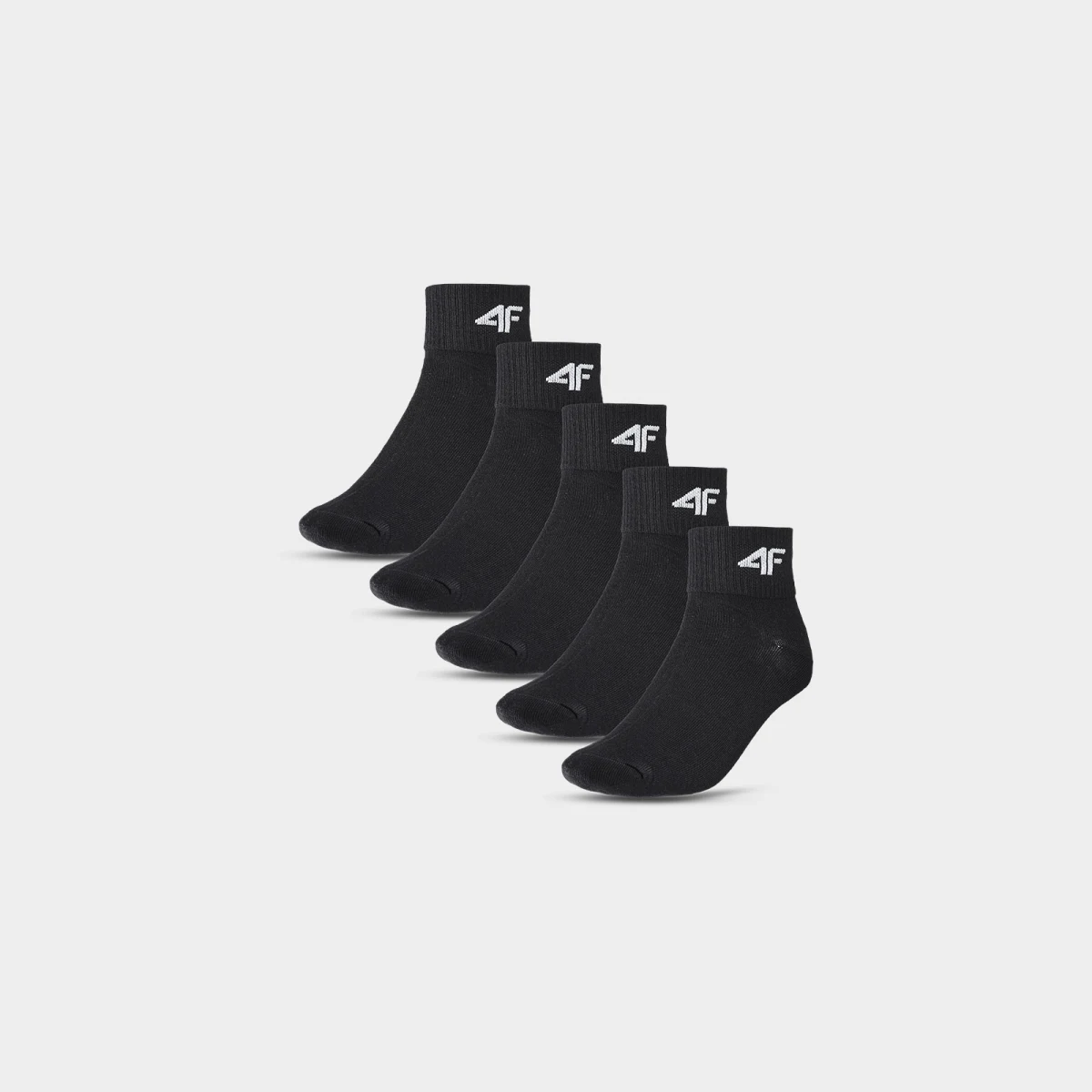 Chlapecké krátké ponožky (5-pack) - černé · záber 1