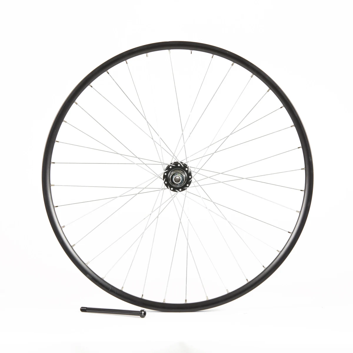 RIVERSIDE Zadné koleso na trekový bicykel 28" dvojstenný ráfik 19C pevná os 142X12mm bez · záber 1