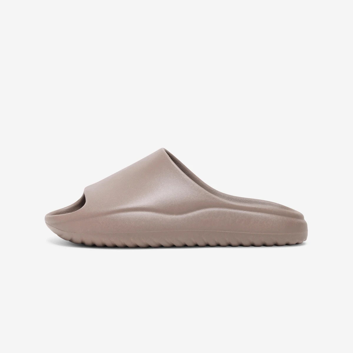 DECATHLON Unisex bazénové šľapky Slide hnedé 41-42 · záber 1