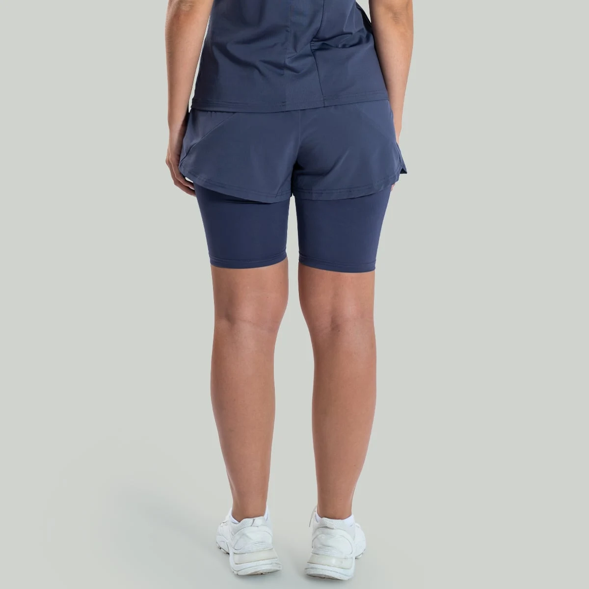 STRIX Dámské šortky 2in1 ULTRA Graystone - Velikost: S | Barva: Modrá | Hmotnost: 0,178 kg · záber 3