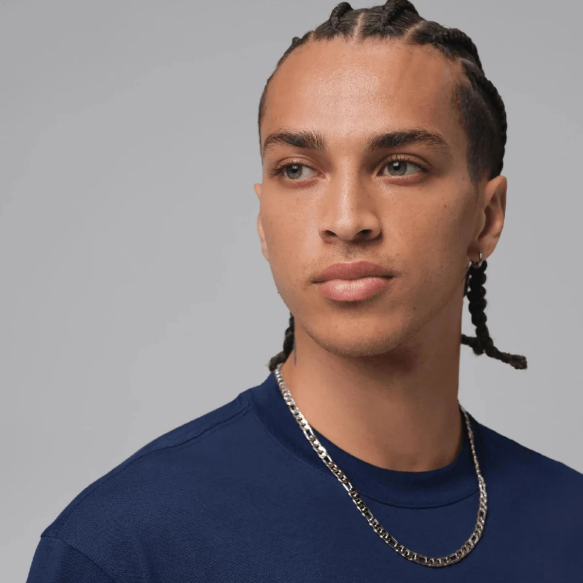 Pánske tričko s krátkym rukávom NIKE JORDAN JUMPMAN SS HBR TEE 2 MIDNIGHT NAVY WHITE · záber 4