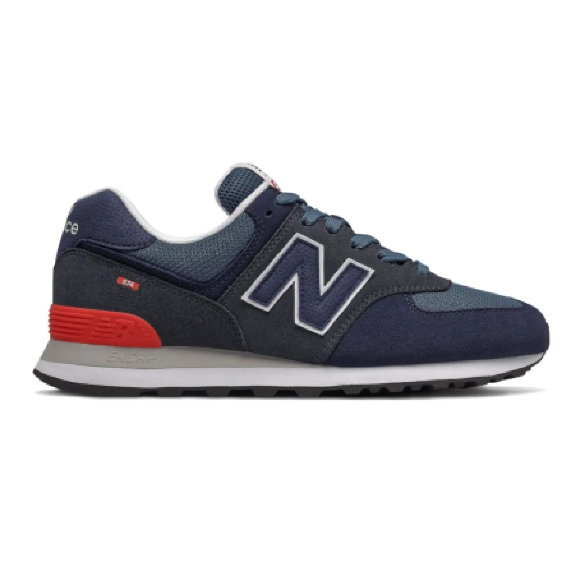 Pánska vychádzková obuv NEW BALANCE ML574EAE M navy red · záber 1