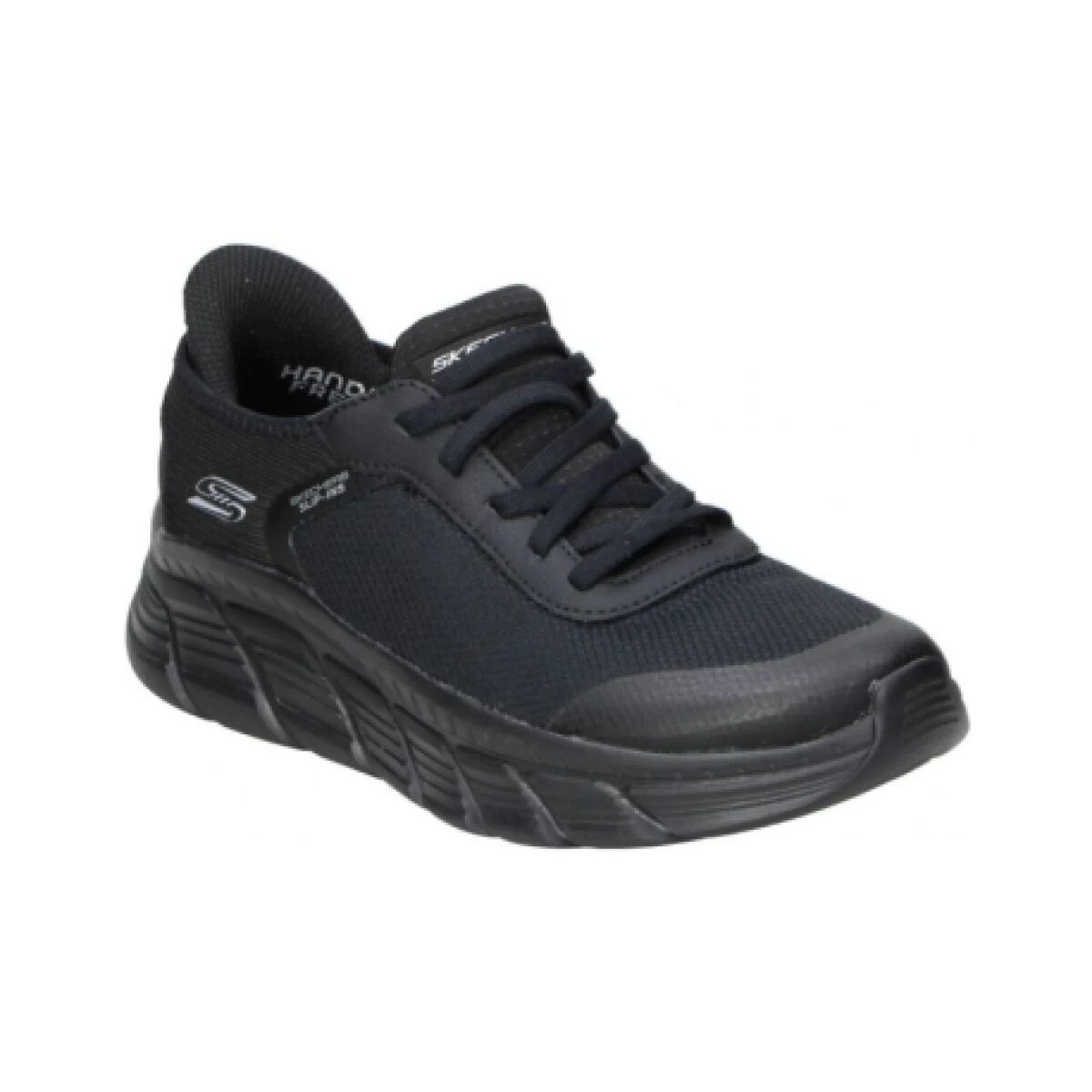 Dámská rekreační obuv SKECHERS Bobs B Flex Hi Linear Force Slip-Ins W black black · záber 1