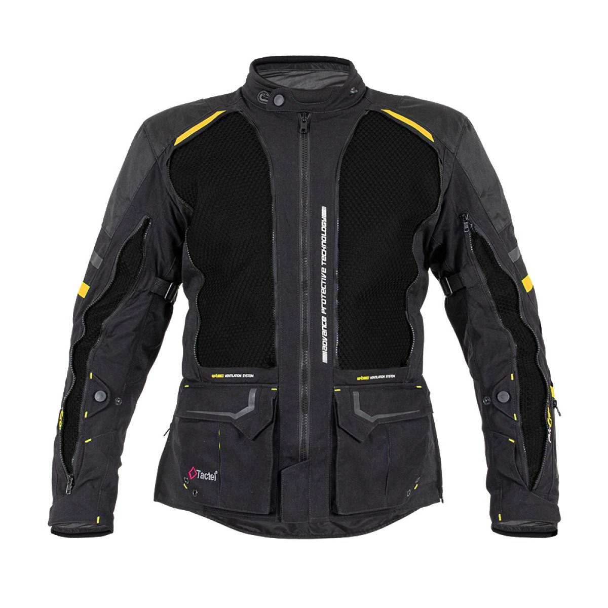 Moto bunda W-TEC Aircross - Veľkosť: M | Farba: Zlatá · záber 5