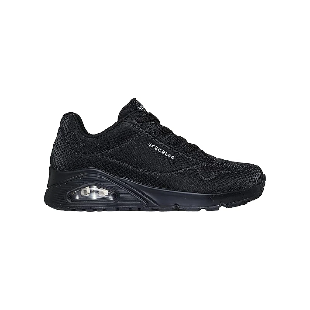 Dámska rekreačná obuv SKECHERS Uno Shiny scale W black reflective · záber 3