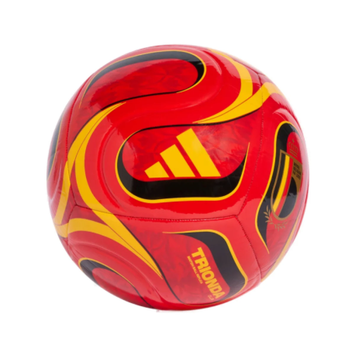 Futbalová lopta ADIDAS RBFA CLB HOME RED TEPORE BLACK · záber 1