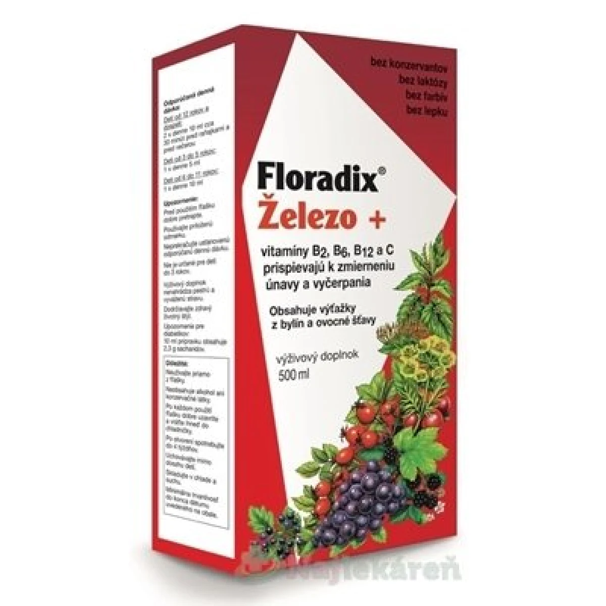SALUS Floradix železo + 500 ml · záber 1