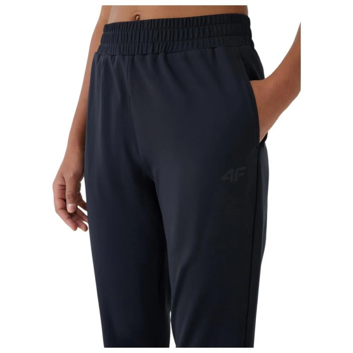 Dámske tréningové nohavice 4F TROUSERS FNK F1066-WMM00TFTRF1066-20S-DEEP BLACK · záber 5