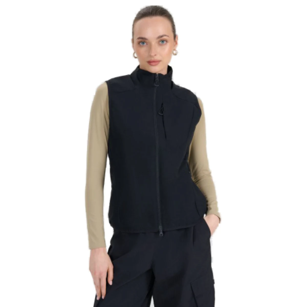 Dámská vesta 4F VEST JACKET-WSS25TVJAF188-20S-DEEP BLACK · záber 3