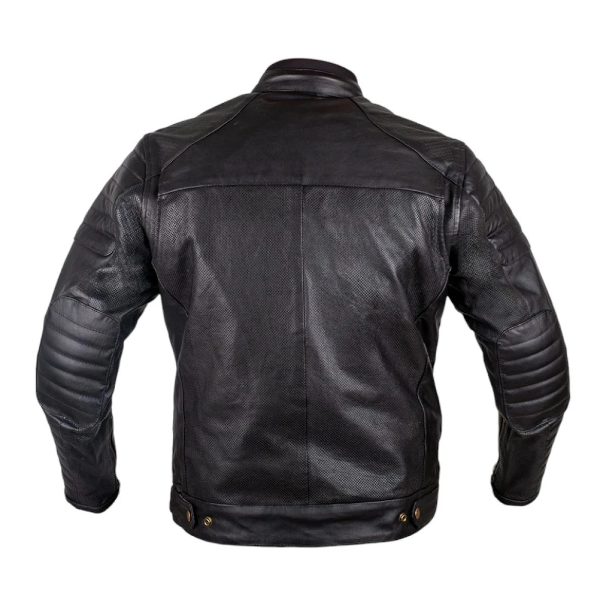 Letná kožená moto bunda W-TEC Gradac Farba čierna, · záber 3
