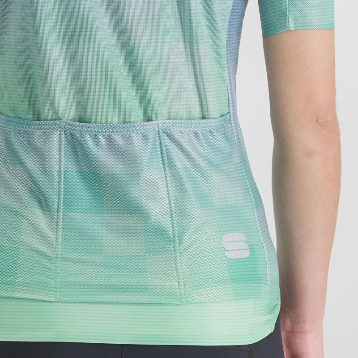 Dámský cyklistický dres s krátkým rukávem SPORTFUL Rocket w jersey, chalk violet jade cream · záber 5
