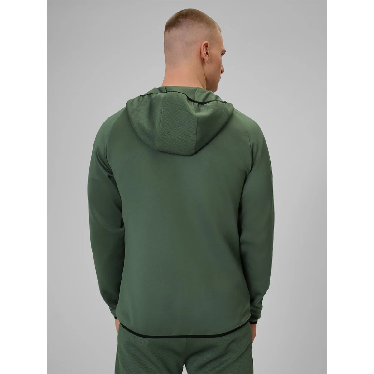 Pánska bežecká mikina 4F SWEATSHIRT FNK M627-43S-KHAKI · záber 4