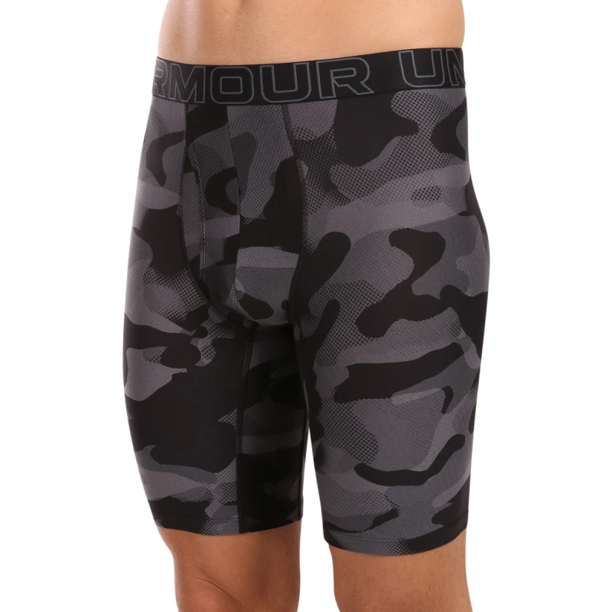 Pánske boxerky UNDER ARMOUR 3 PACK-UA PERFORMANCE TECH - PRINT 9 inch-BLK · záber 4