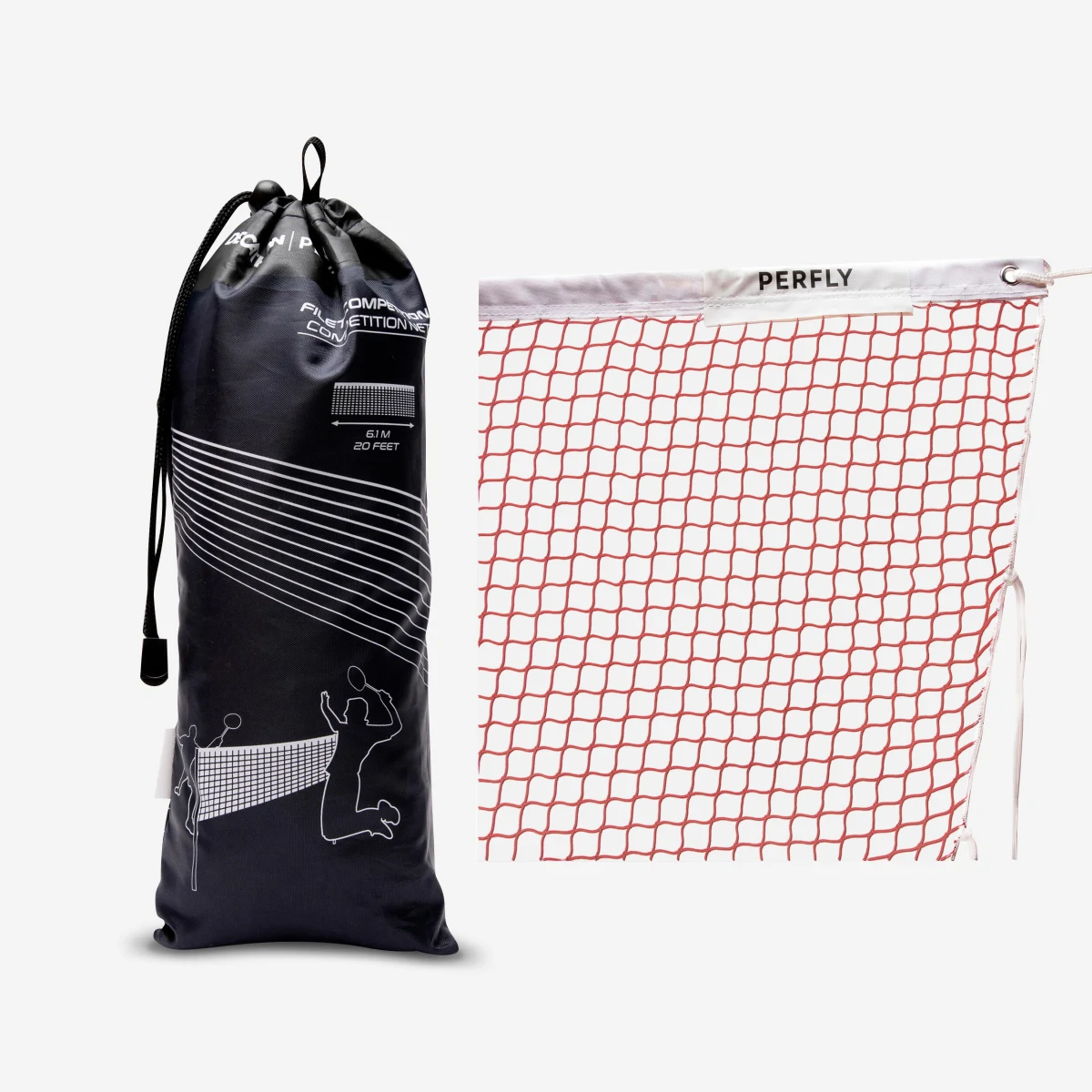 KUIKMA Súťažná sieť na bedminton čierna bez · záber 1