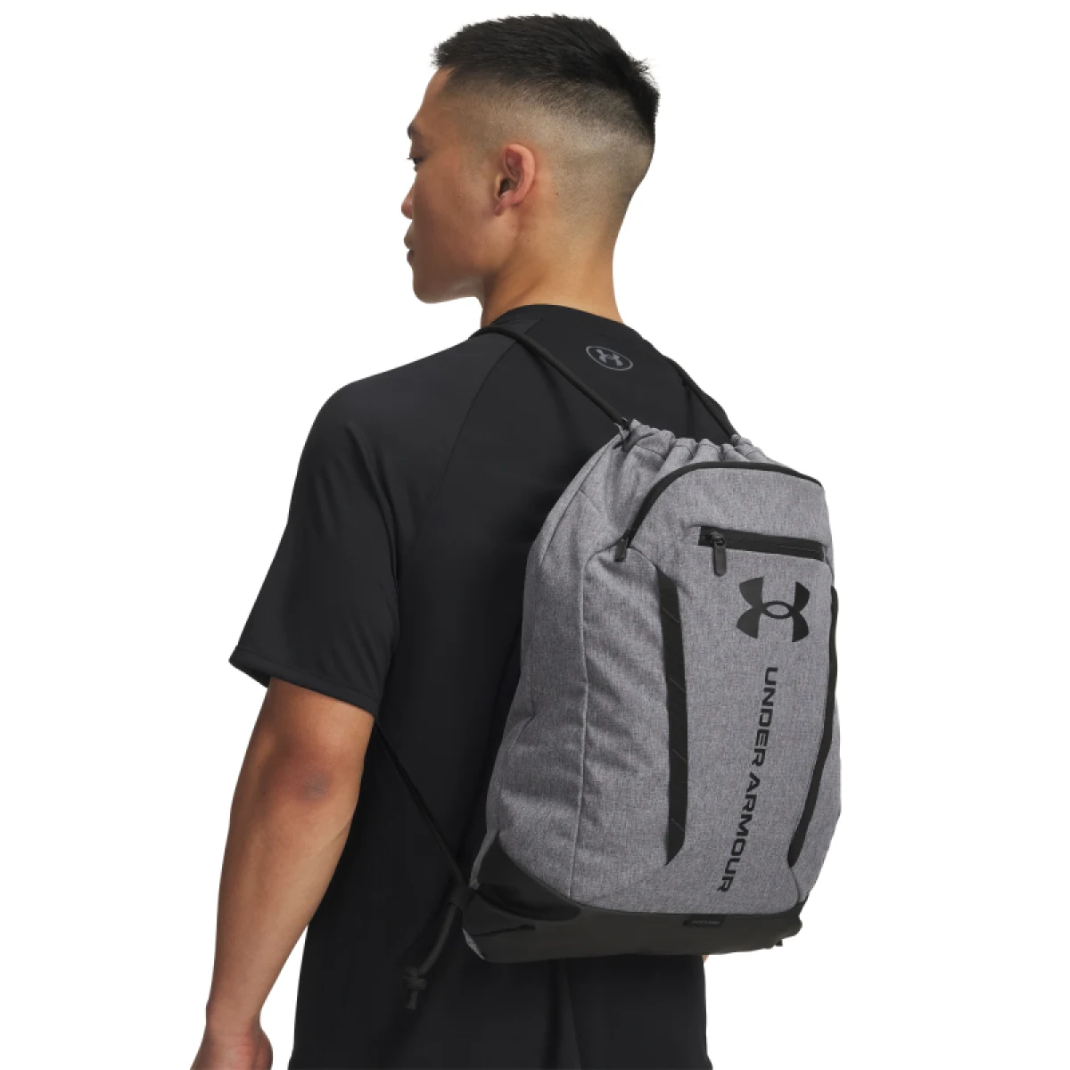 Batoh UNDER ARMOUR UA Hustle Sackpack-GRY · záber 3