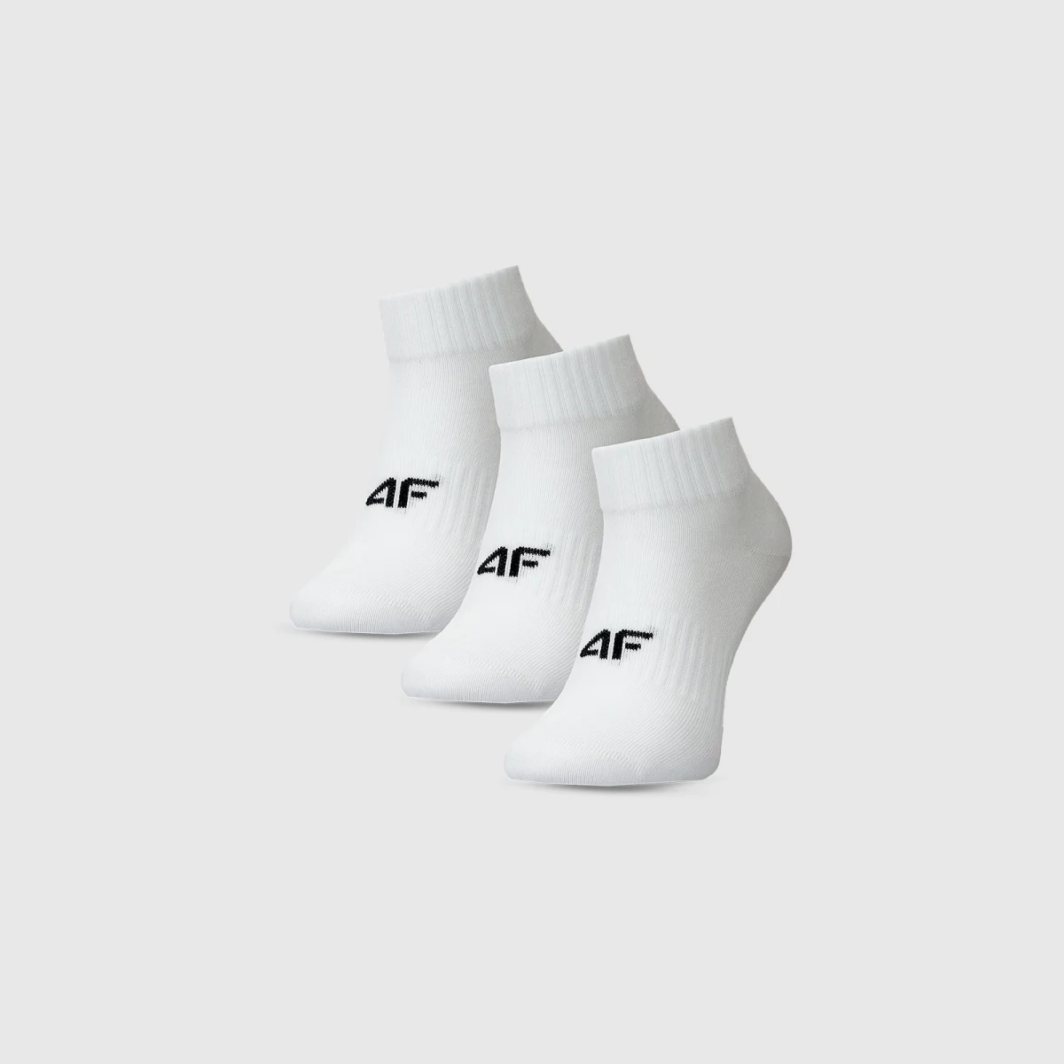 Dívčí casual ponožky nad kotník (3-pack) - bílé · záber 1