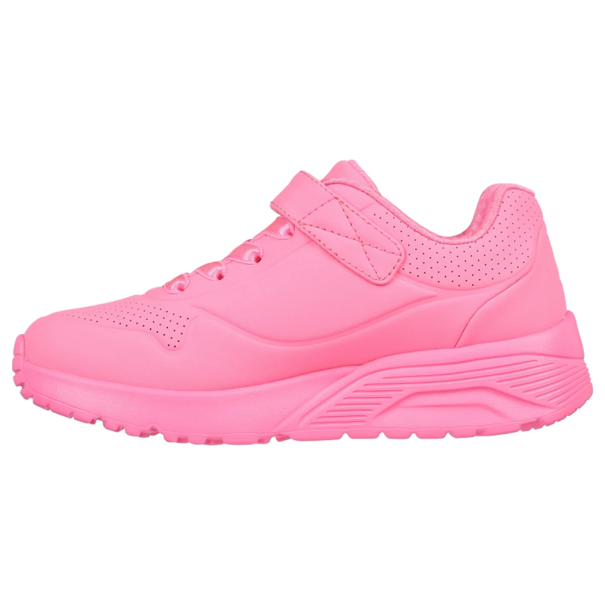 Dívčí rekreační obuv SKECHERS Uno Lite K neon pink · záber 3