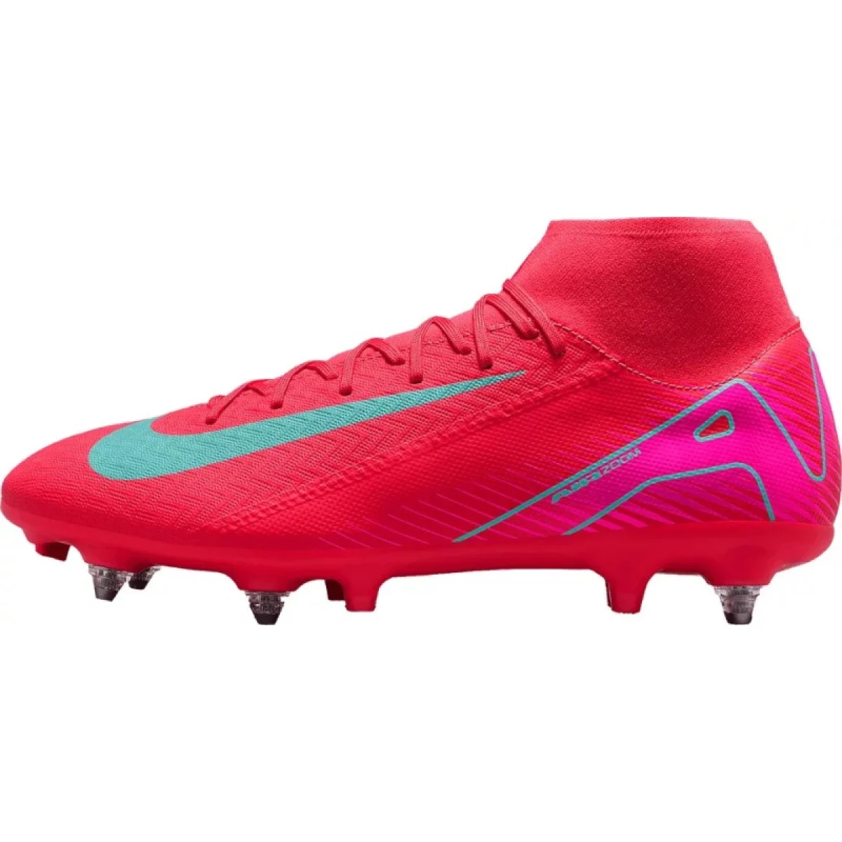 Pánské outdoorové fotbalové kopačky NIKE Mercurial Superfly 10 Academy PRO M SG ember glow aurora green · záber 2