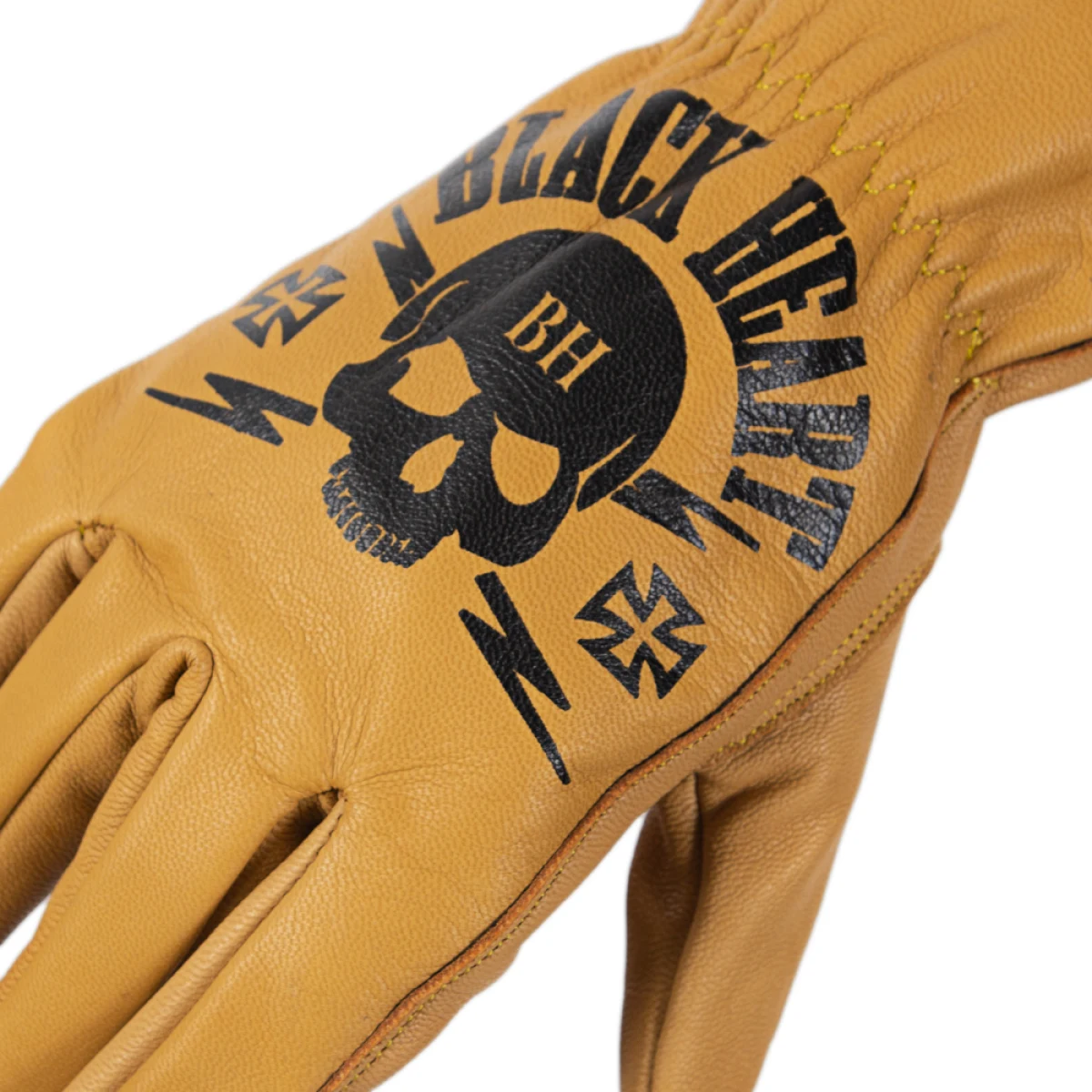 W-TEC Black Heart Skull Gloves camel - 3XL · záber 5