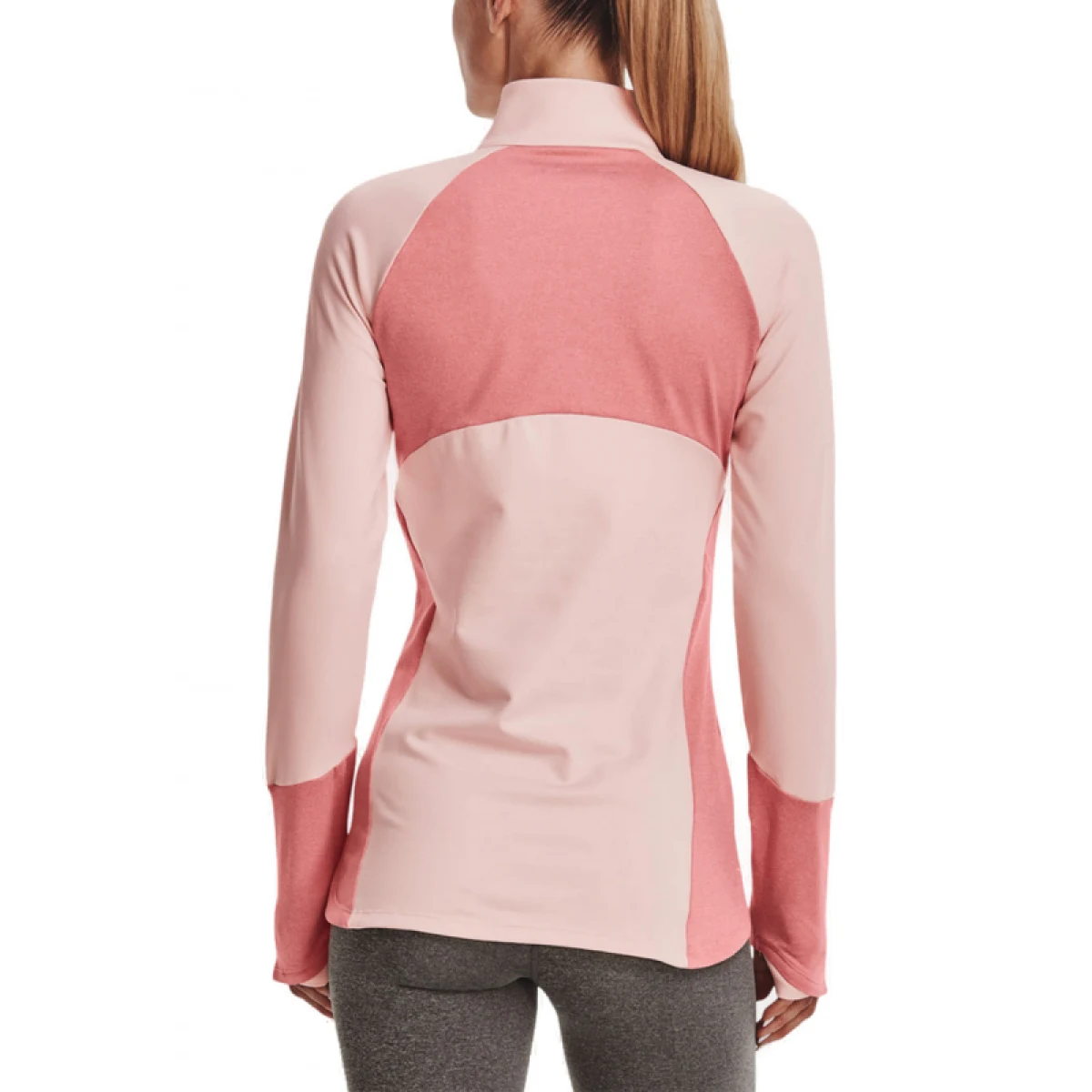 Dámska tréningová mikina s 1 2 zipsom UNDER ARMOUR UA ColdGear 1 2 Zip-PNK 685 · záber 2