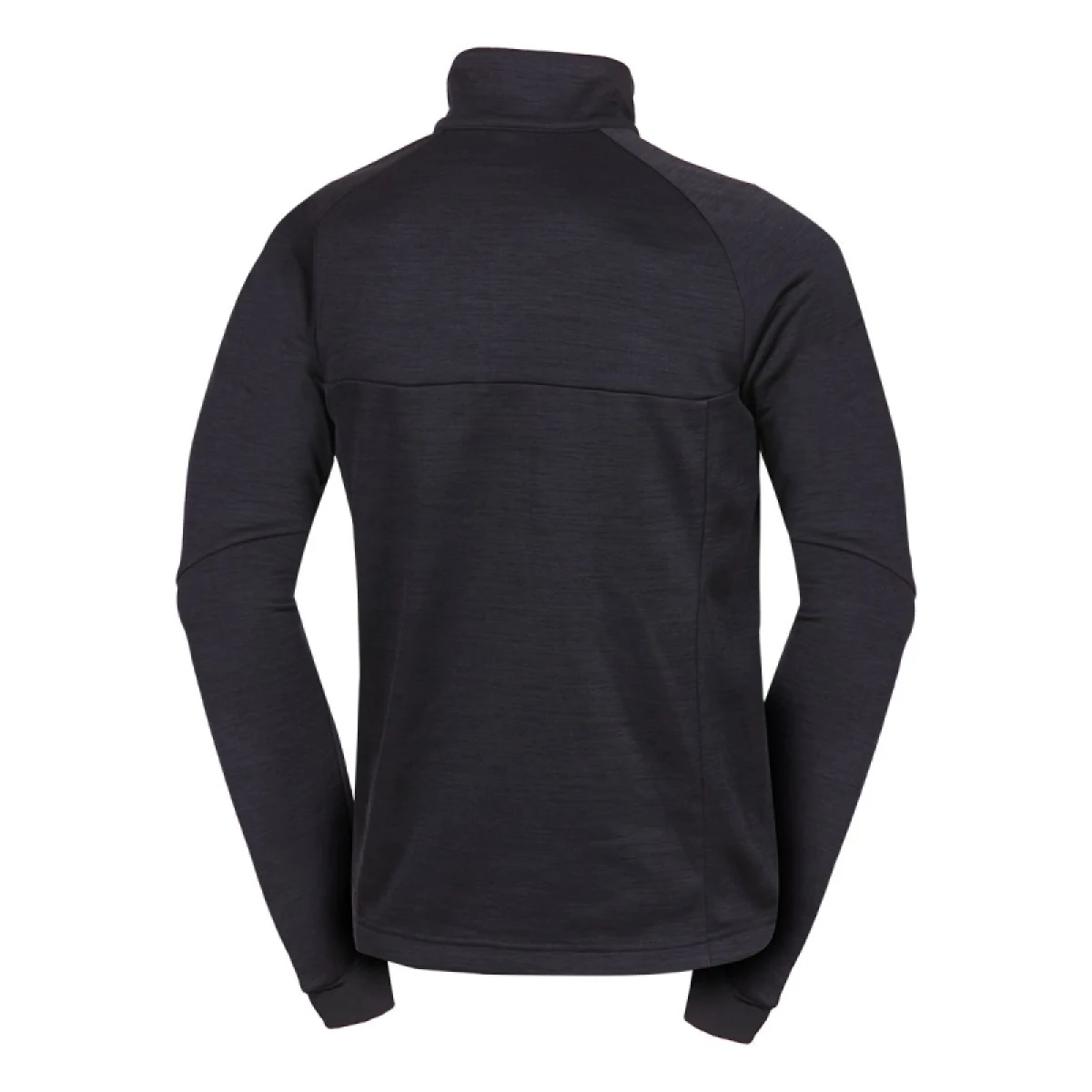 Férfi bélelt túrázó pulóver cipzárral NORTHFINDER JULISTE-270blackblack · záber 4