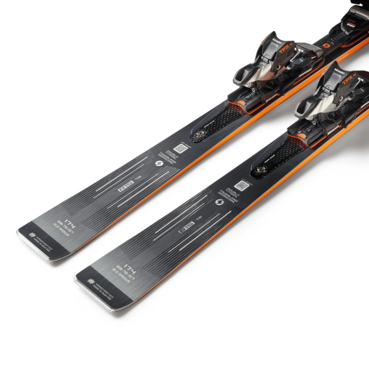 Sjezdové lyže - on piste s vázáním BLIZZARD Thunderbird R15-76 + TPX 12, anthracite · záber 4