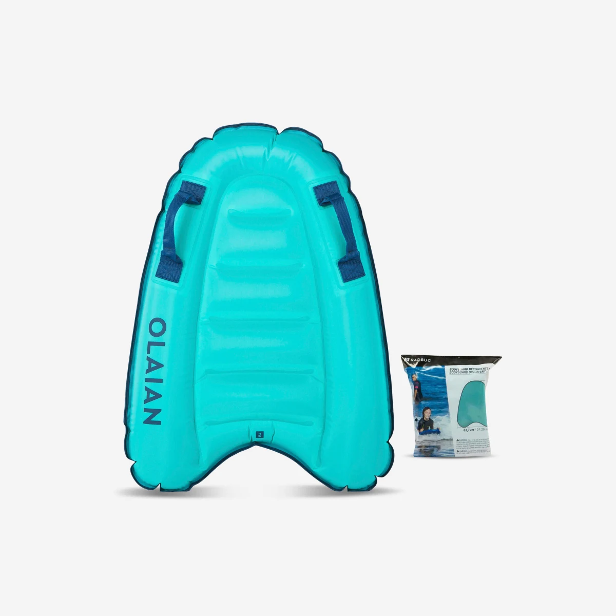 DECATHLON Detský bodyboard pre začiatočníkov 4 až 8 rokov (15 až 25 kg) modrý XS · záber 1