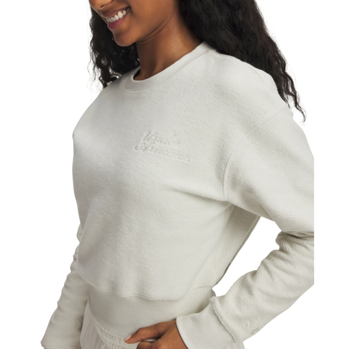 Dámská mikina UNDER ARMOUR Icon Terry Varsity Crew · záber 2