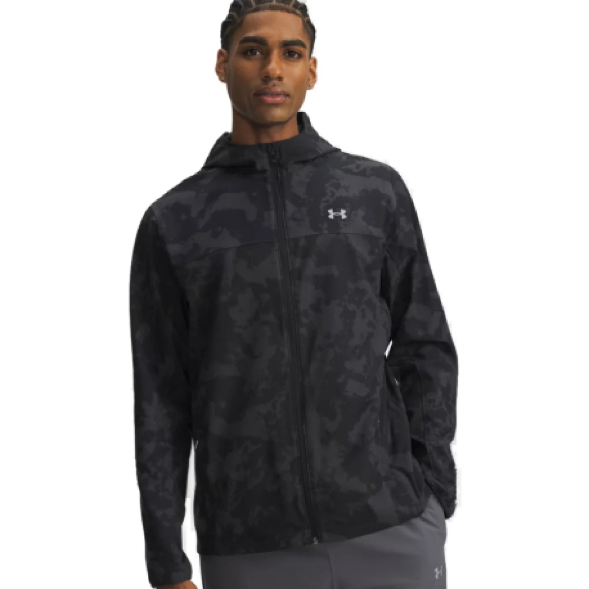 Pánska bežecká bunda UNDER ARMOUR UA Velociti Pro Storm Jacket - Veľkosť: 2400 | Hmotnosť: 2400 g · záber 1