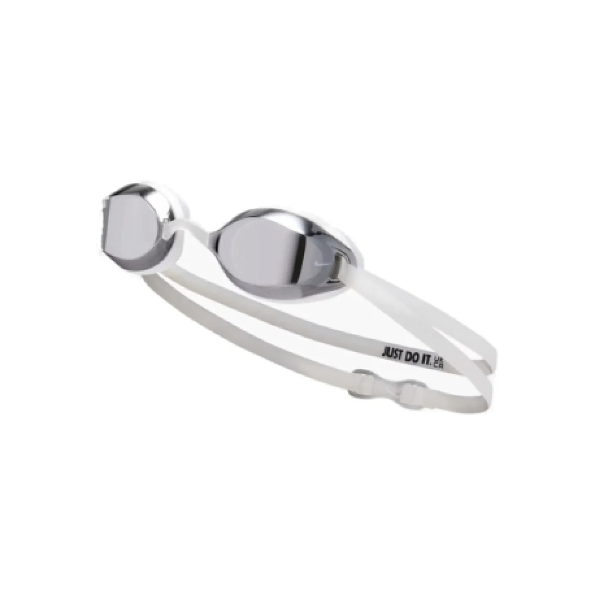 Plavecké okuliare NIKE SWIM Legacy Comfort Mirrored White · záber 3