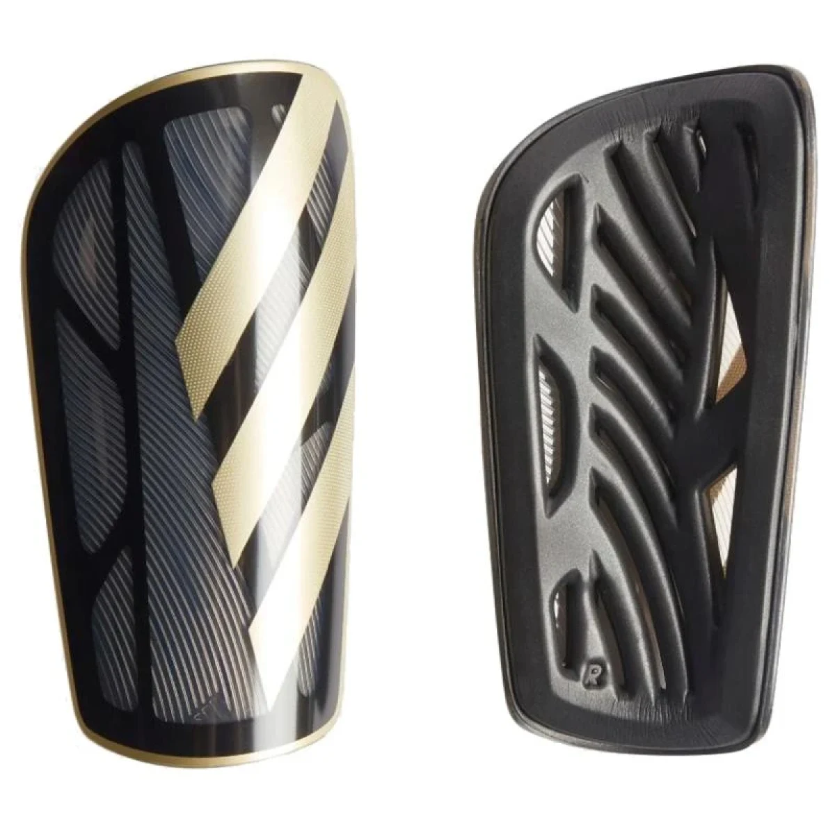 Fotbalový chránič ADIDAS TIRO SG LGE BLACK GOLDMT WHITE · záber 5