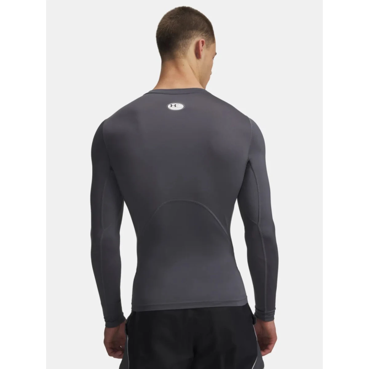 Pánske kompresné tričko s dlhým rukávom UNDER ARMOUR UA HG Armour Comp LS-GRY · záber 3