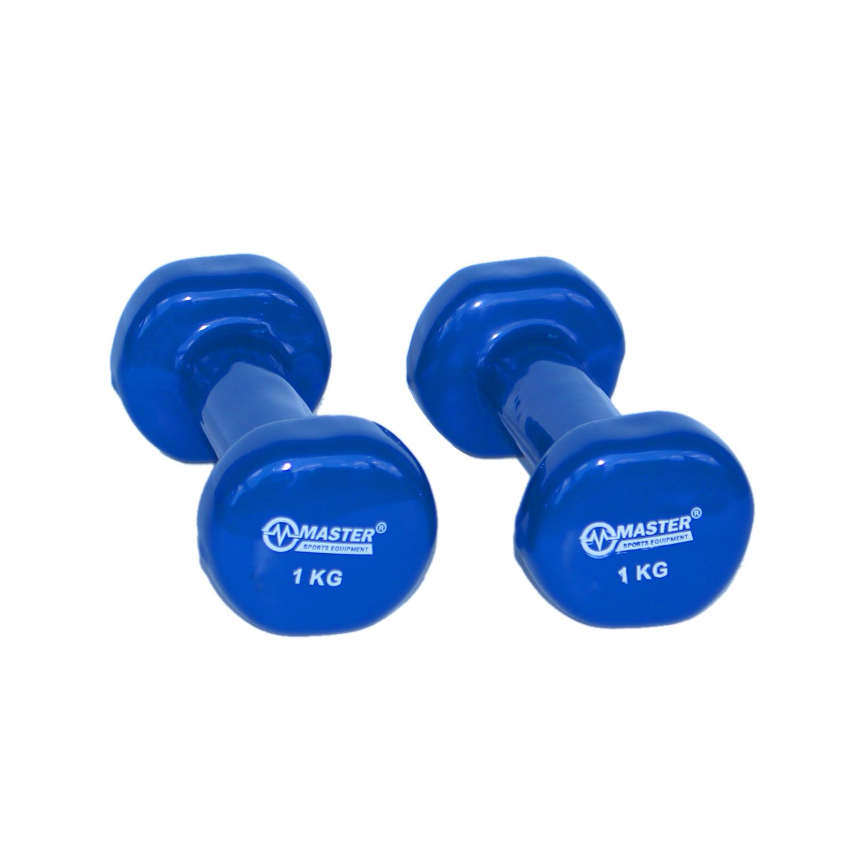 Vinylové činky MASTER 2 x 1 kg · záber 1