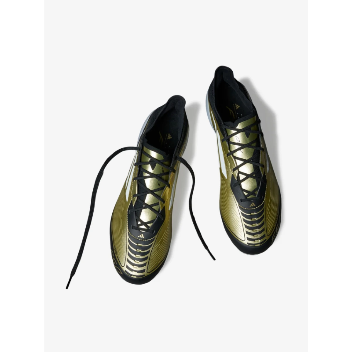 Pánské outdoorové fotbalové kopačky ADIDAS F50 Elite Messi M FG gold metallic cloud white core black · záber 4